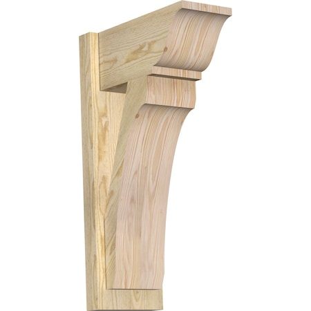 Ekena Millwork Legacy Traditional Rough Sawn Outlooker, Douglas Fir, 8"W x 16"D x 28"H OUT08X16X28LEC01RDF